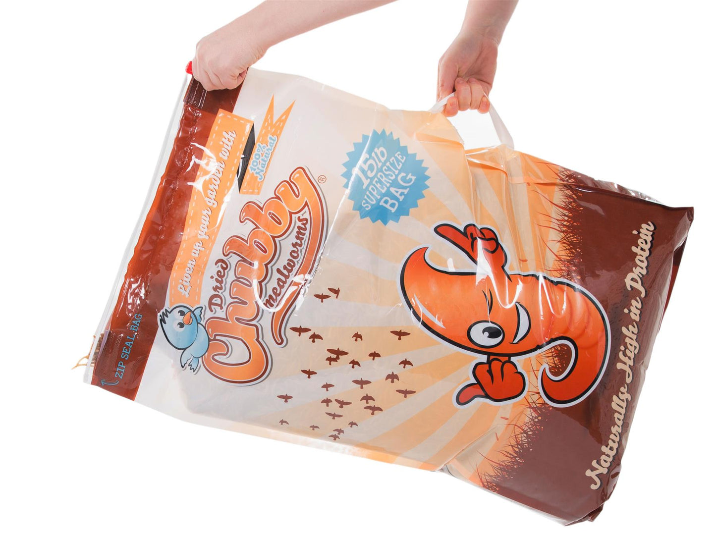 Chubby Dried Mealworms 15Lbs